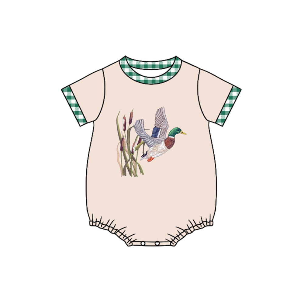 Toddle baby boy mallard duck design romper preorder