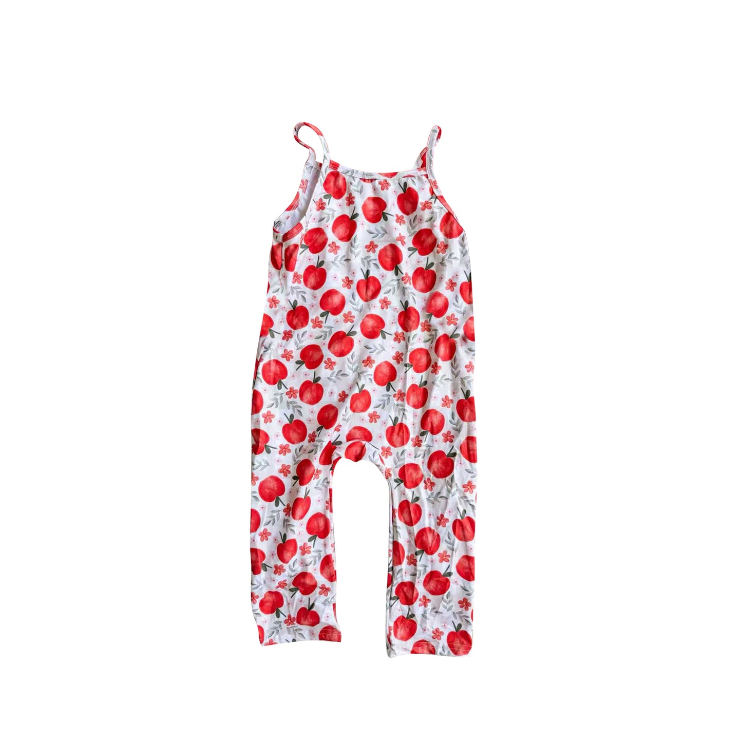 Toddle girls apple design summer jumpsuit preorder