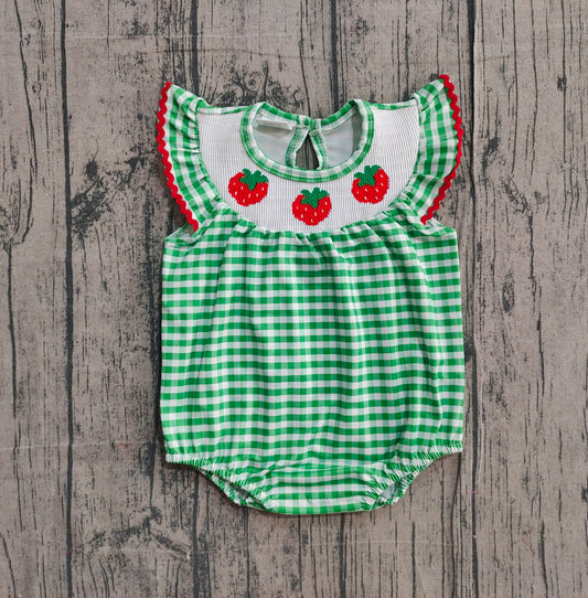 Strawberry design toddle baby romper preorder