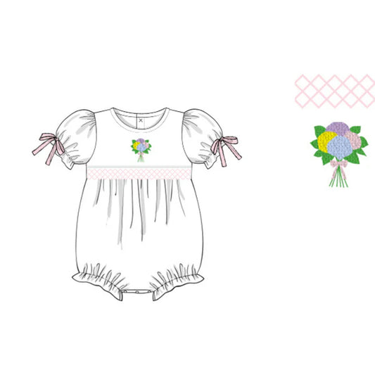 Flowers design toddle baby romper preorder