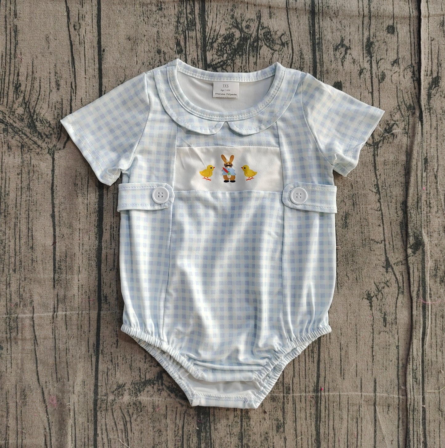 Easter bunny chicken design toddle baby romper preorder