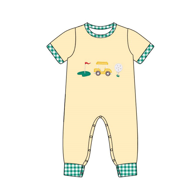 Toddle baby boy golf print romper preorder