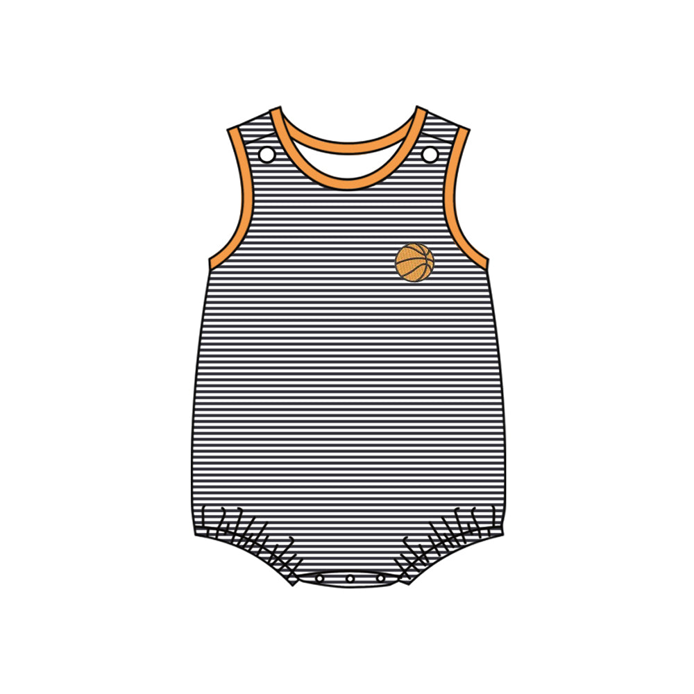 Basketball design toddle baby summer romper preorder