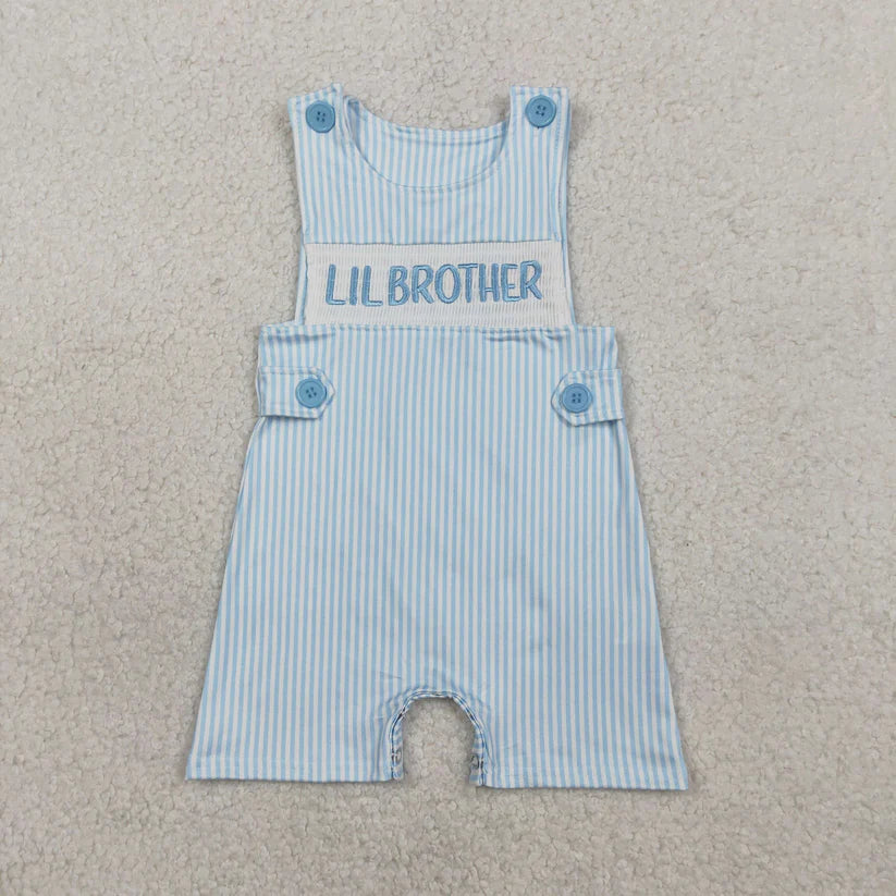 Little sister toddle baby girl summer smocked romper preorder