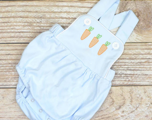 Easter carrot toddle baby romper preorder