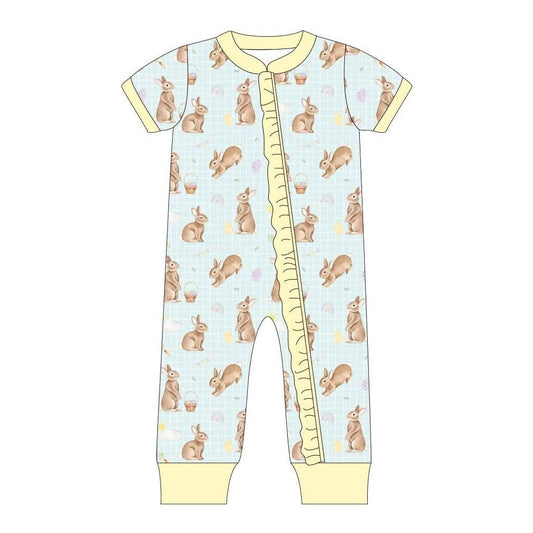 Easter bunny toddle baby girls romper preorder