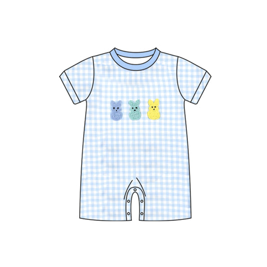 Easter bunny design toddle baby short sleeve  romper preorder