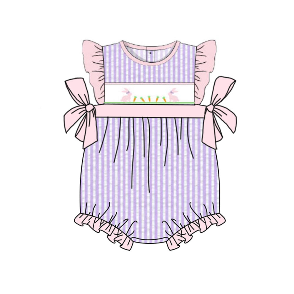 Easter bunny design toddle baby summer romper preorder