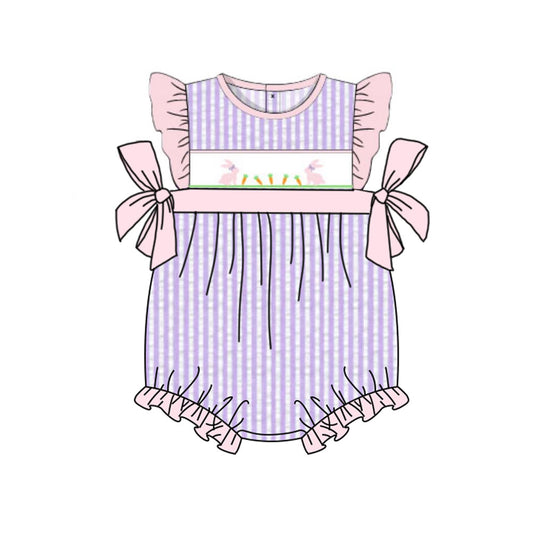 Easter bunny design toddle baby summer romper preorder