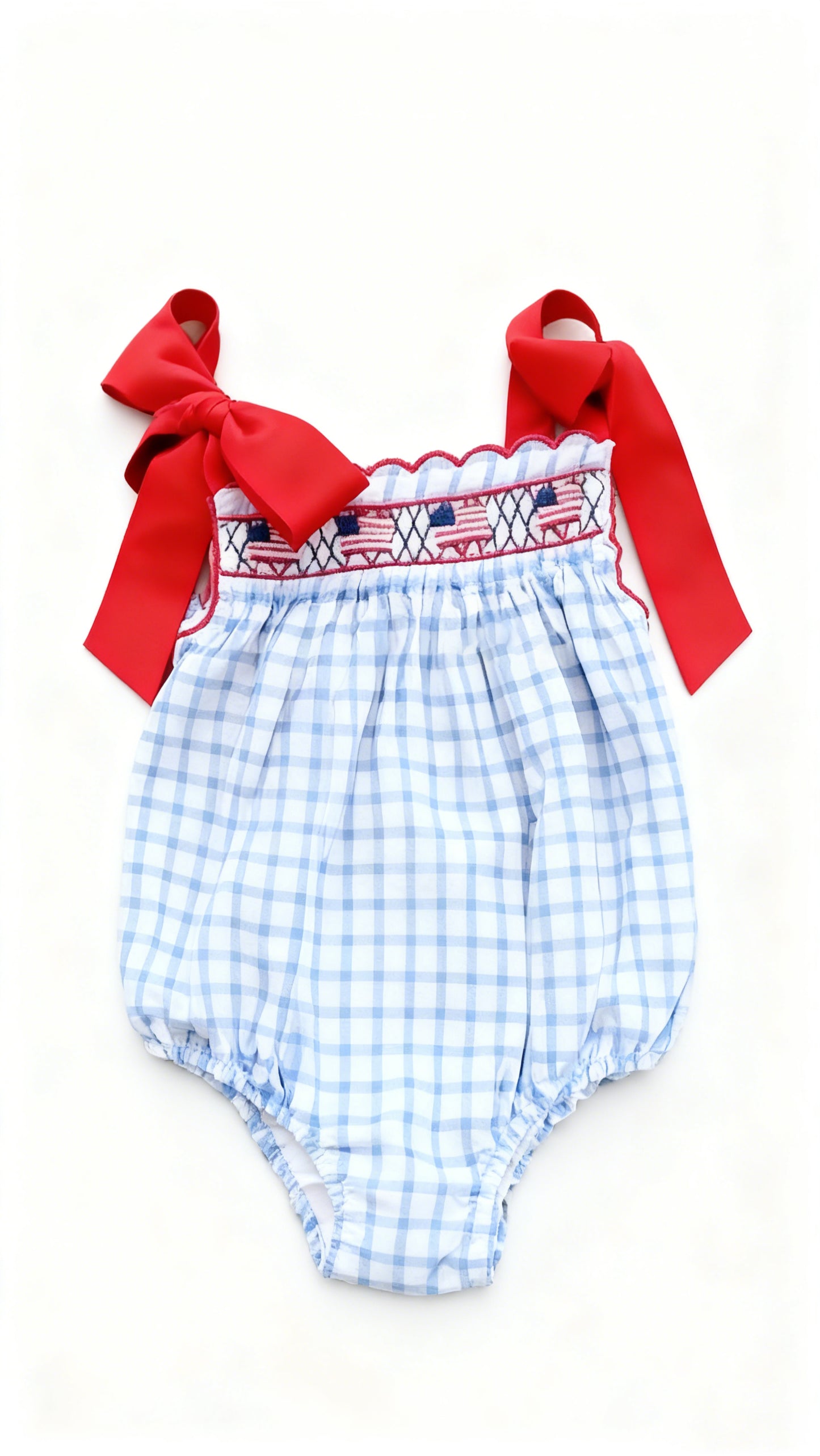 Toddle baby girl American flag romper preorder