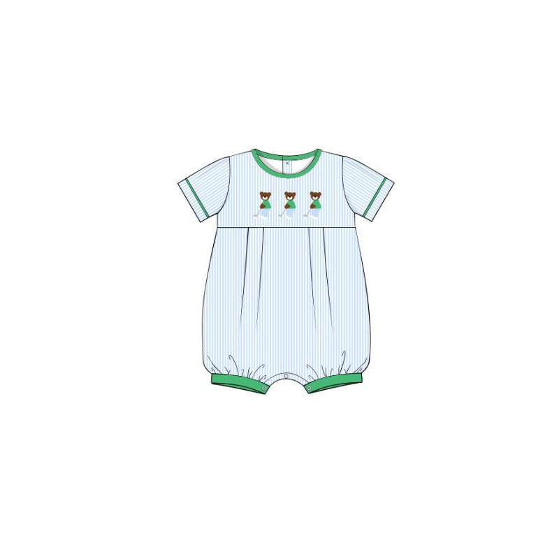 Golf design baby boy romper preorder