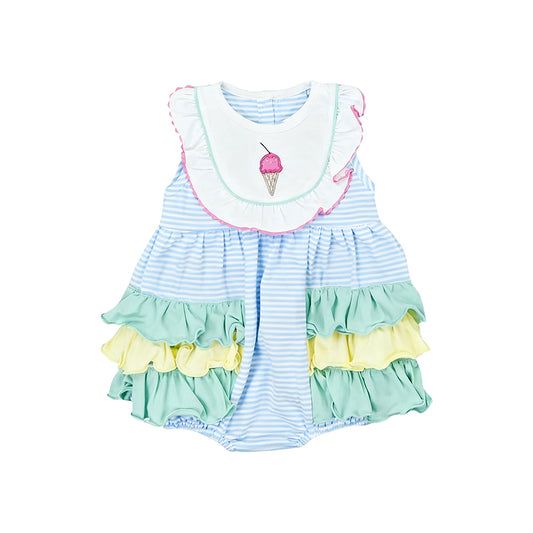 Popsicle design baby girls romper preorder