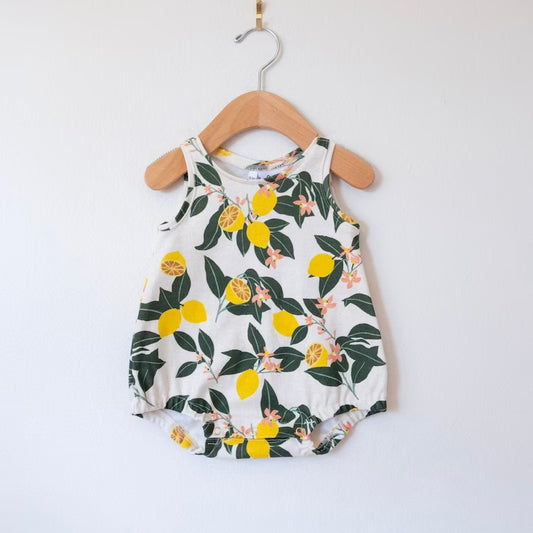 Lemon design toddle baby girl  romper preorder