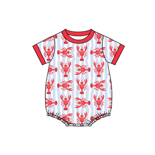Crawfish design toddle baby romper preorder