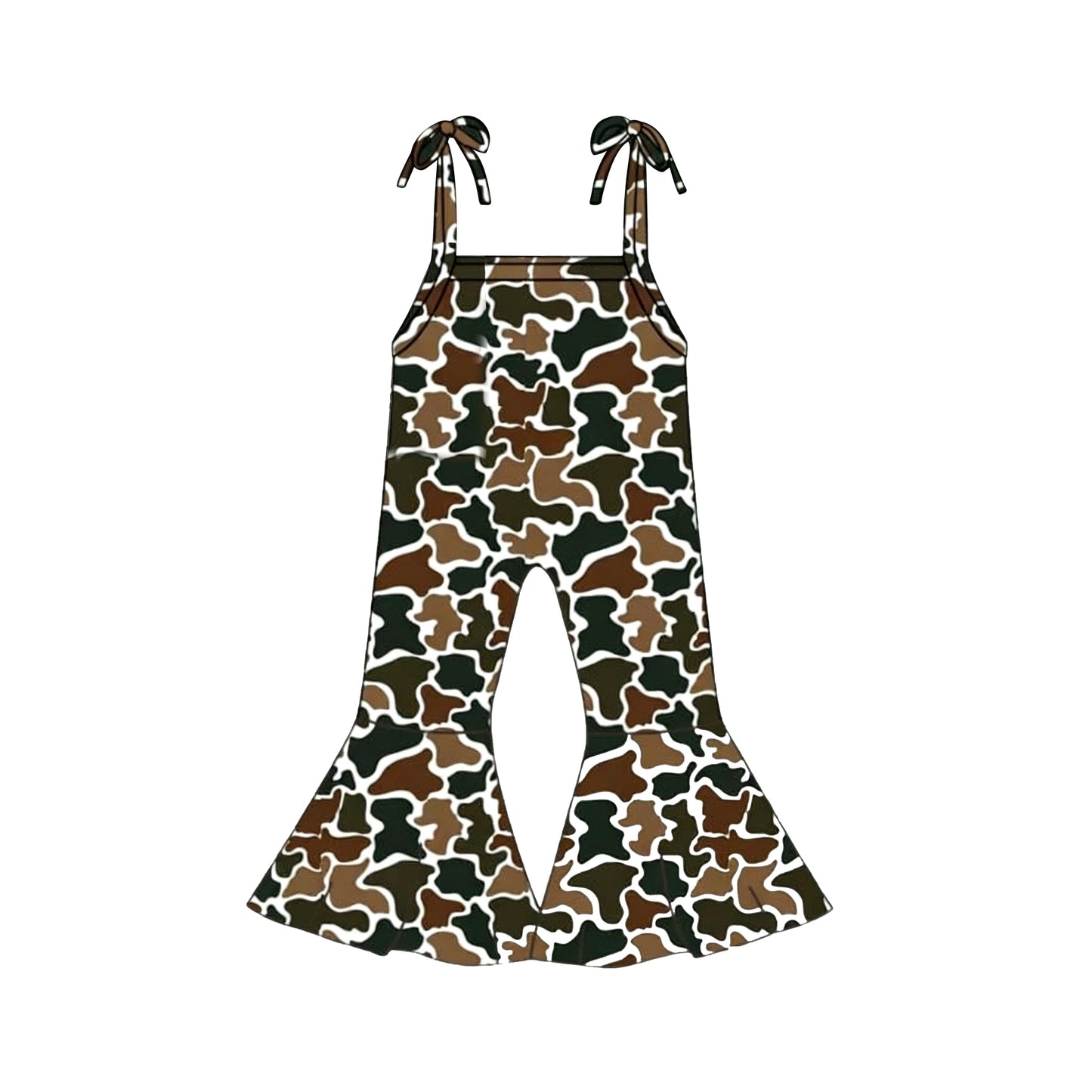 Toddle girls camo design jumpsuit preorder