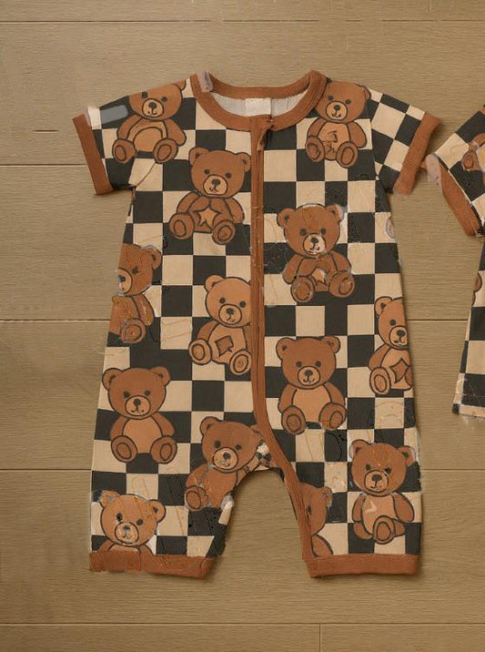 Deer design toddle baby boy romper preorder