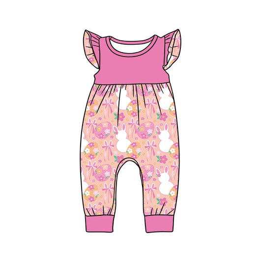 Easter bunny design toddle baby girl romper preorder
