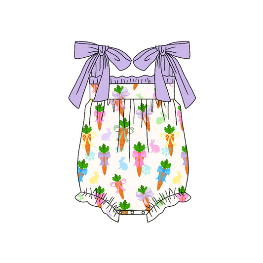 Easter carrots design baby  romper preorder