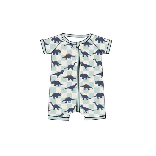 Dinosaur design baby short sleeve romper preorder