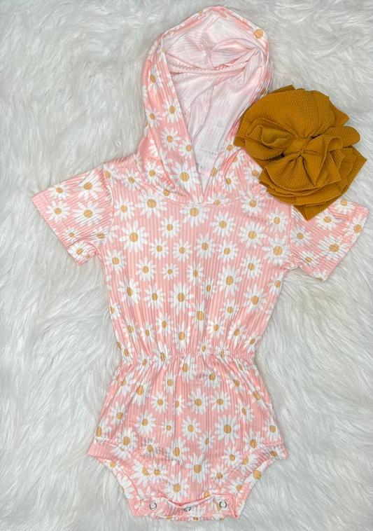 Flowers design baby girl summer romper preorder