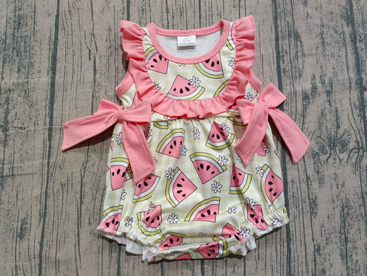 Toddle baby watermelon design summer romper preorder
