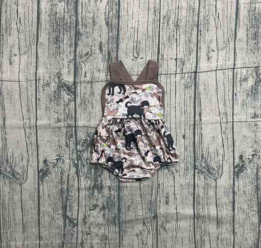Dog duck design summer romper preorder