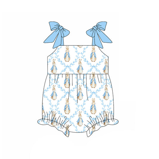 Easter bunny toddle girl romper preorder