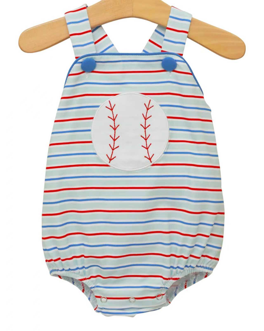 Baseball design toddle boy baby romper preorder