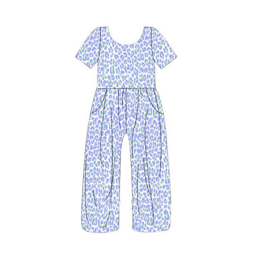 Toddle girls leopard design jumpsuit preorder