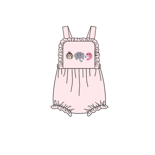 Animal design girls summer romper preorder