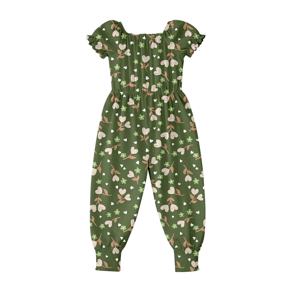 Toddle girls flowers design jumpsuit preorder