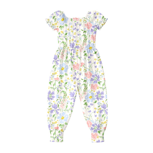 Toddle girls flowers design jumpsuit preorder