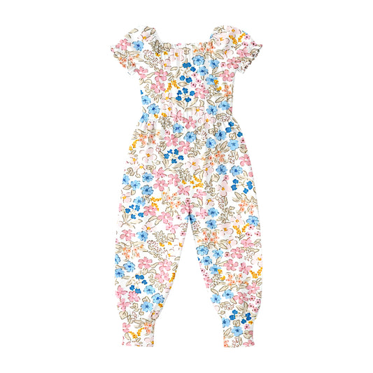 Toddle girls flowers design jumpsuit preorder