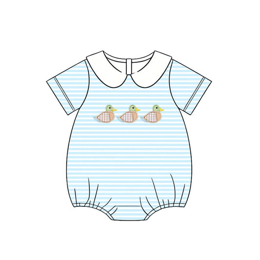 Toddle boy short sleeve mallard duck romper preorder