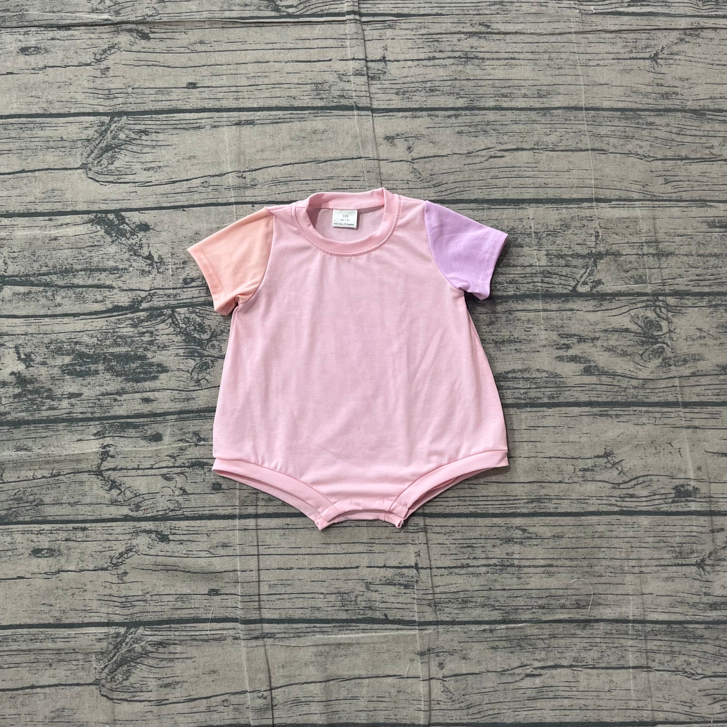 Pink color infant baby girl summer romper preorder