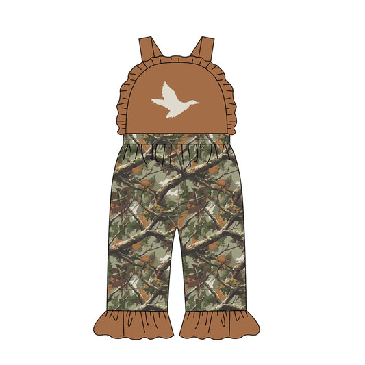 Duck camo design girls summer  jumpsuit preorder