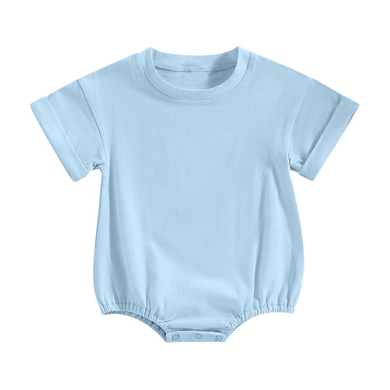 Toddle baby boy short sleeve blue color romper preorder