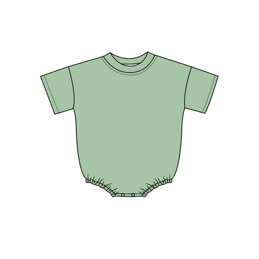 Toddle baby short sleeve solid cotton romper preorder
