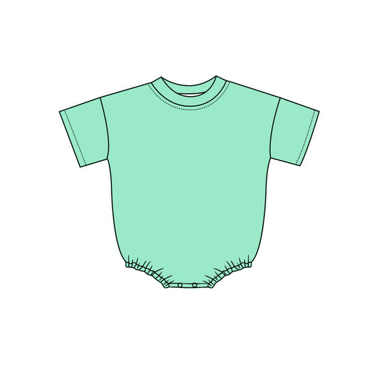 Toddle baby short sleeve solid cotton romper preorder