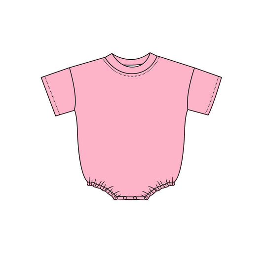 Toddle baby short sleeve pink romper preorder