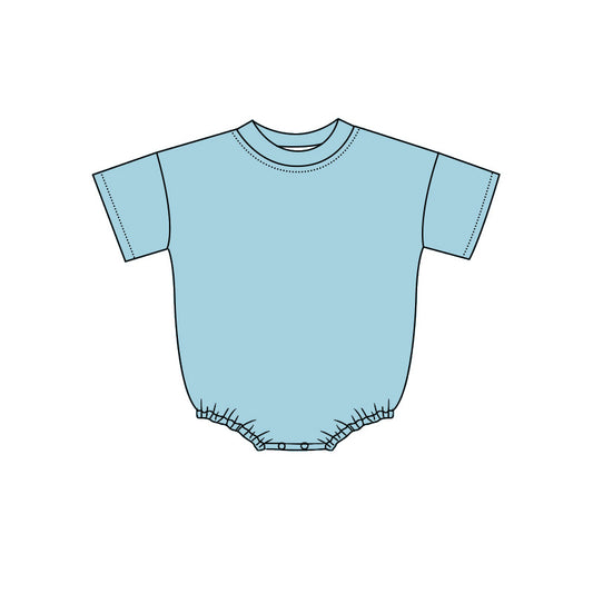 Toddle baby short sleeve blue romper preorder
