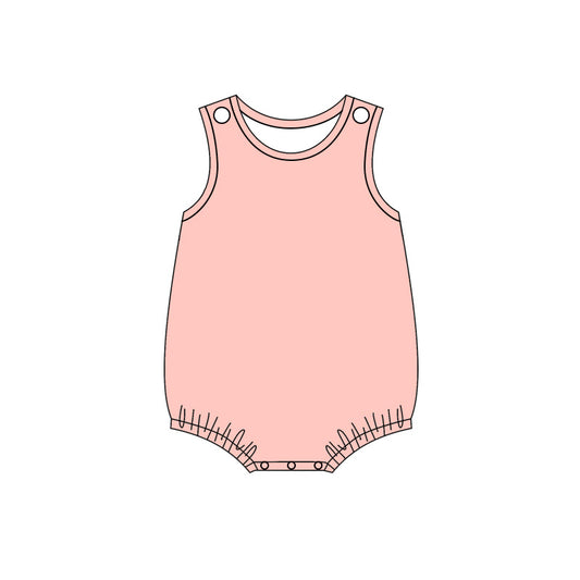 Toddle baby lt pink color summer romper preorder