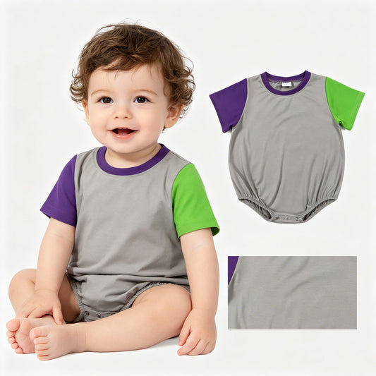Toddle baby boy short sleeve summer romper