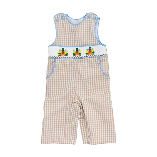Toddle baby boy thanksgiving turkey  romper preorder