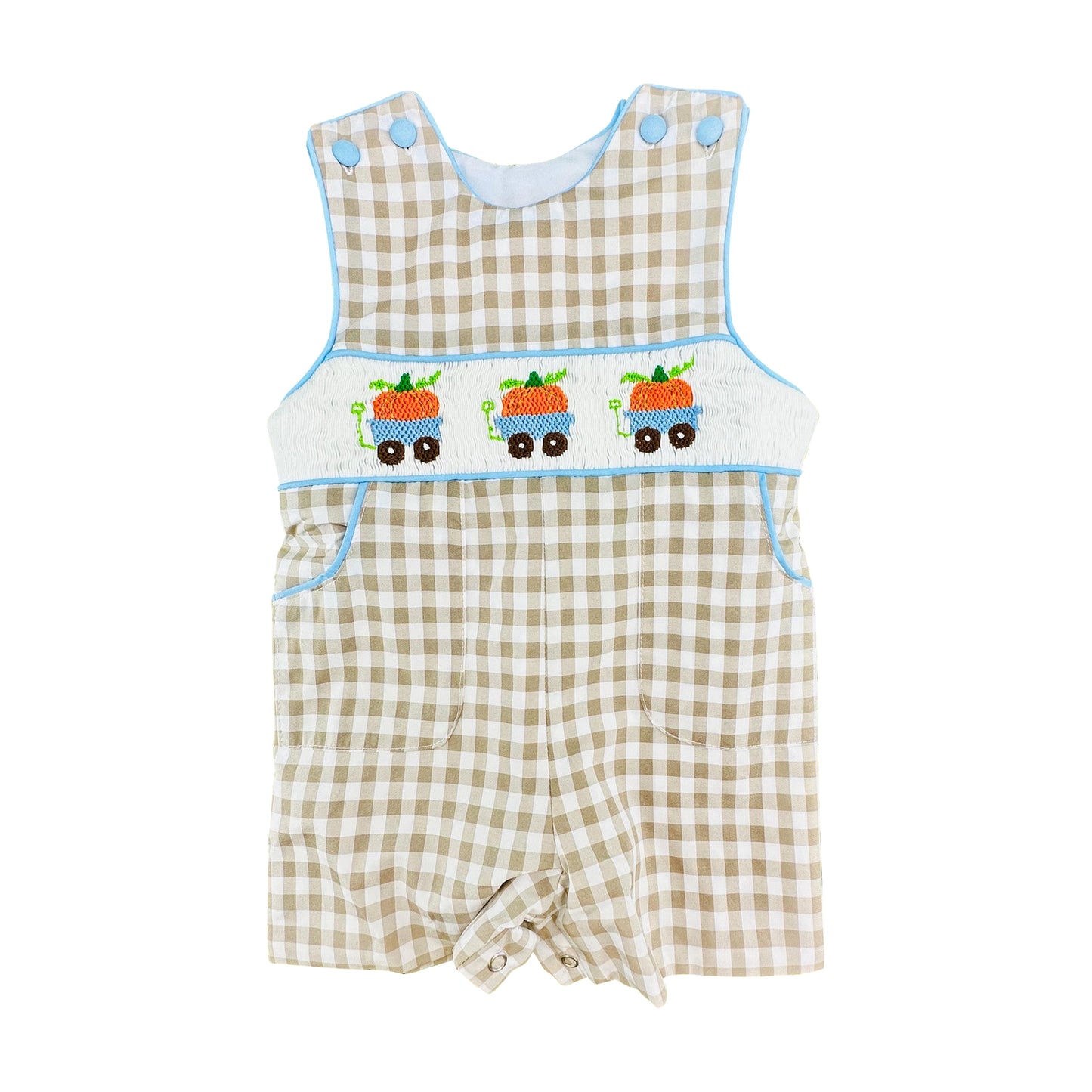 Toddle baby boy fall pumpkin romper preorder