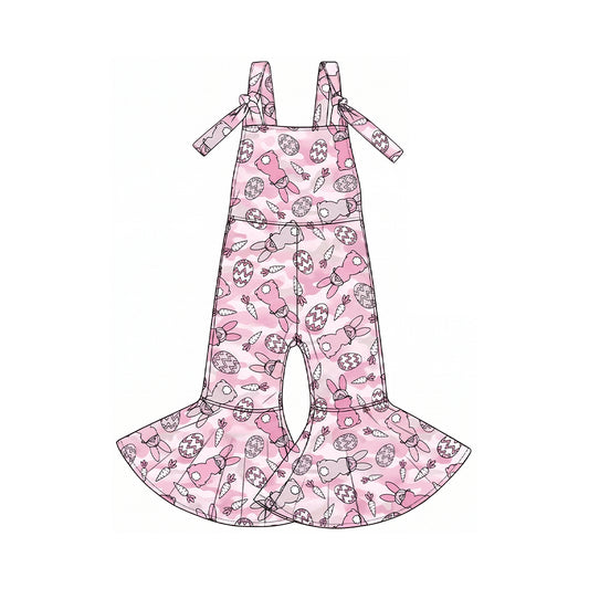Toddle girls Easter camo bunny jumpsuit preorder