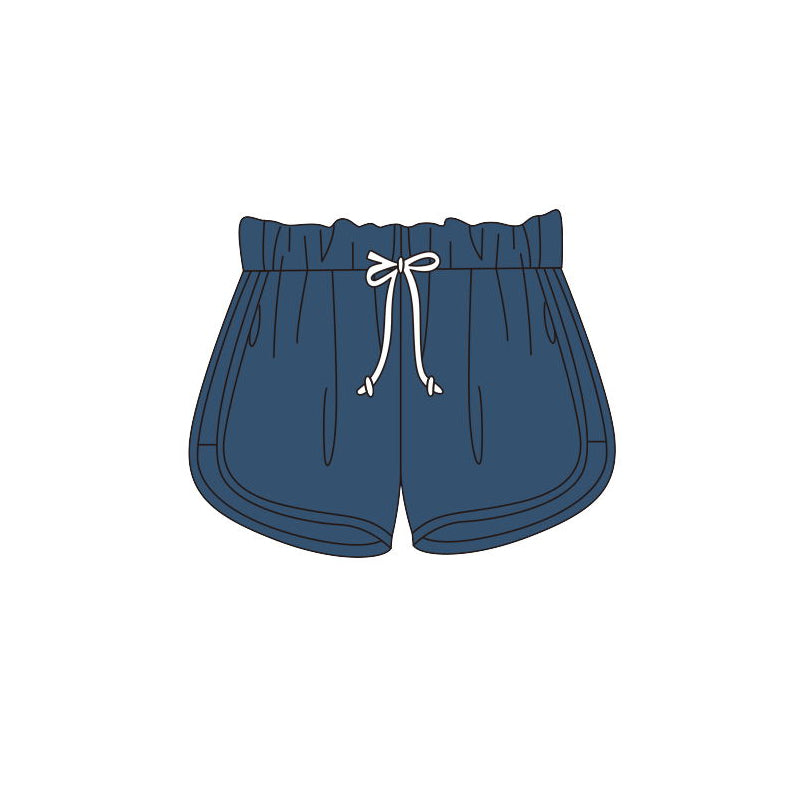 navy string cord cotton shorts preorder