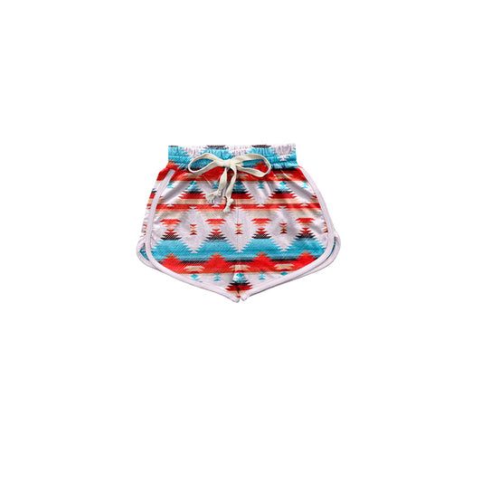 western aztec milk silk summer shorts preorder