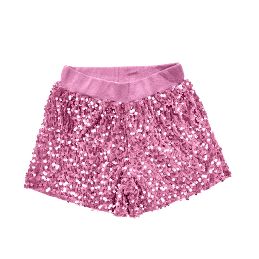 pink sequins shorts preorder