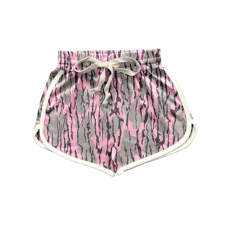 Adult women pink camo summer shorts preorder